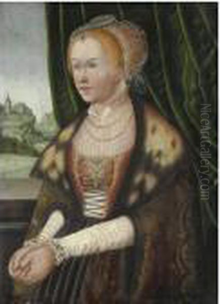 Ritratto Di Gentildonna Oil Painting by Lucas The Elder Cranach