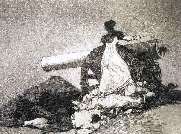 What courage Oil Painting by Francisco De Goya y Lucientes