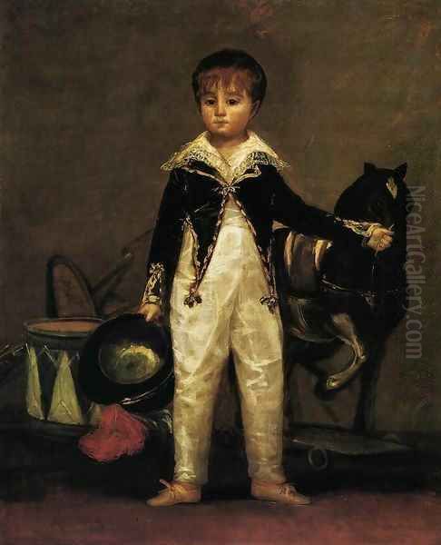 Pepito Costa y Bonells 2 Oil Painting by Francisco De Goya y Lucientes