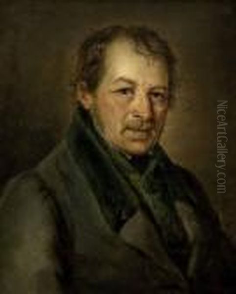 Der Forstwart Josef Kir Oil Painting by Georg Maximilian Johann Von Dillis