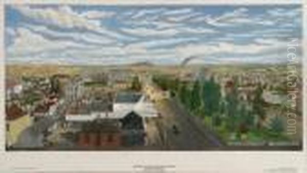 Ballarat Oil Painting by Eugene von Guerard