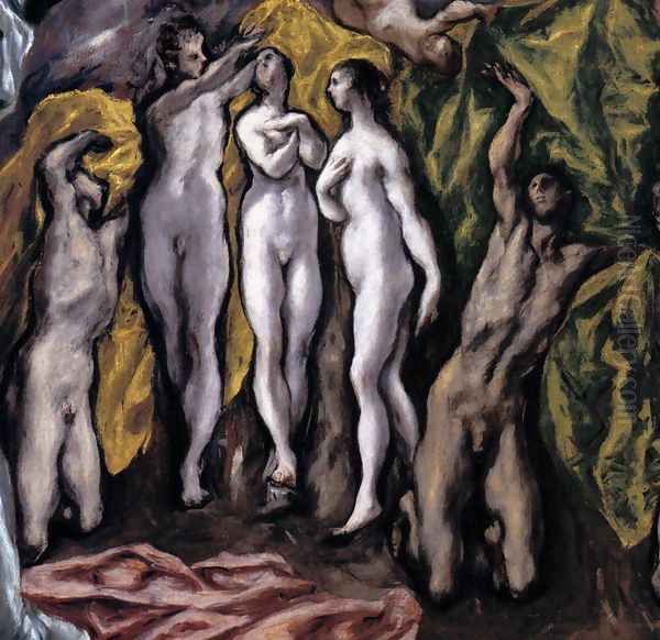 The Opening of the Fifth Seal (detail 2) 1608-14 Oil Painting by El Greco (Domenikos Theotokopoulos)