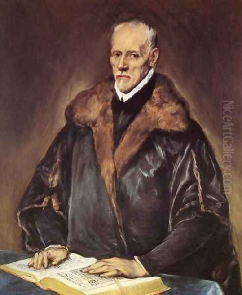 Giacomo Bosio 1600s Oil Painting by El Greco (Domenikos Theotokopoulos)