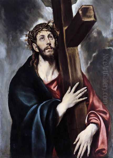 Christ Carrying the Cross, 1600-1605 Oil Painting by El Greco (Domenikos Theotokopoulos)