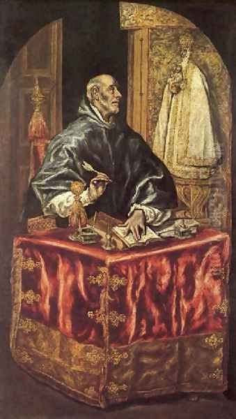 St Ildefonso 1603-05 Oil Painting by El Greco (Domenikos Theotokopoulos)