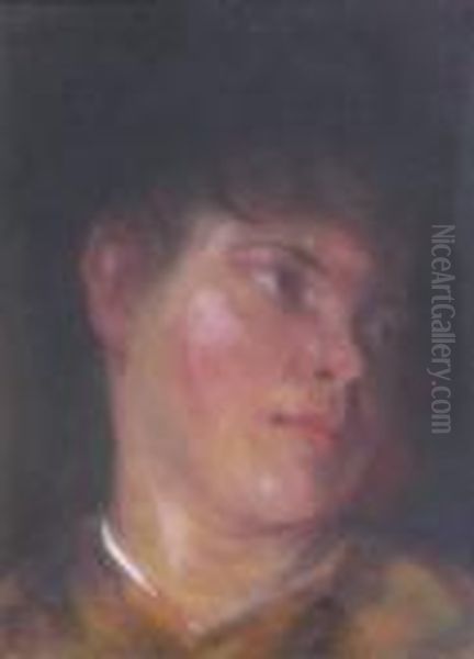 Portrait Eines Knaben Oil Painting by Emma Von Muller