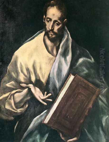 Apostle St James the Less 1610-14 Oil Painting by El Greco (Domenikos Theotokopoulos)