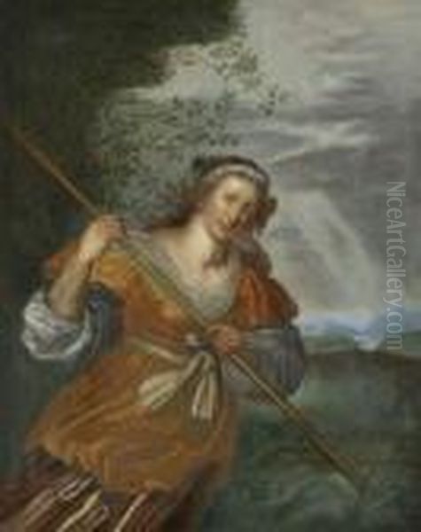 Allegorie Des Monats Juli. Oil Painting by Joachim I Von Sandrart