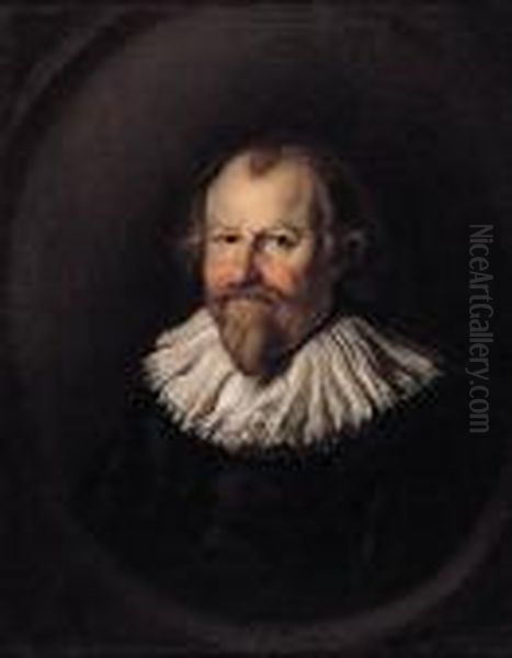 Portret Meski Oil Painting by Joachim I Von Sandrart