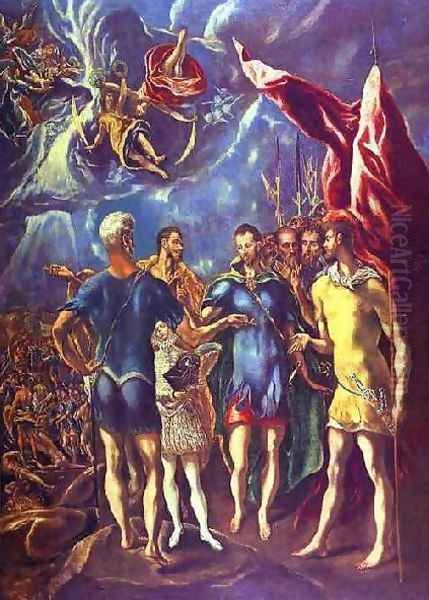 The Martyrdom Of St Maurice Ii Oil Painting by El Greco (Domenikos Theotokopoulos)