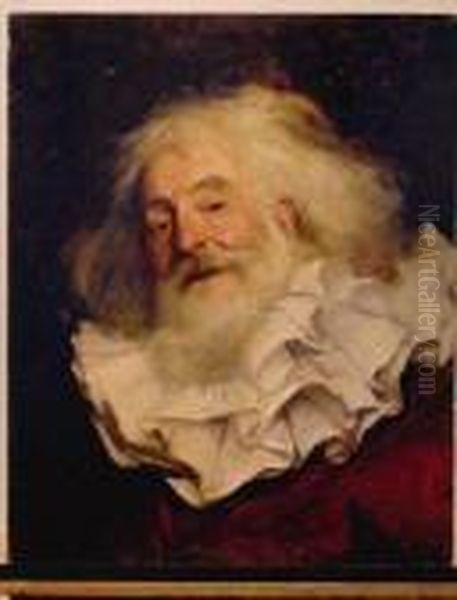 Falstaff Oil Painting by Boleslaw Von Szankowski