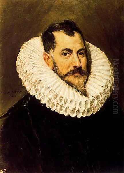 Portrait of a Gentleman 1600-05 Oil Painting by El Greco (Domenikos Theotokopoulos)