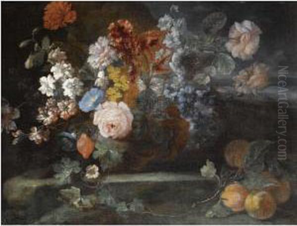 Still Life Oil Painting by Frans Werner Von Tamm