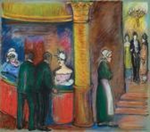 L'ouvreuse Oil Painting by Marianne von Werefkin