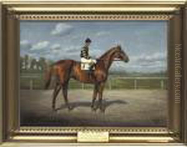 Man O' War, Winner Of The Kenilworth Park Gold Cup Oil Painting by Frank Brook Voss