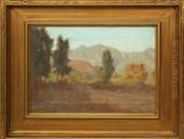 California Landscape Oil Painting by Elmer Wachtel