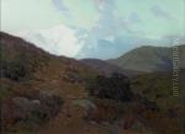 San Gorgonio Oil Painting by Elmer Wachtel