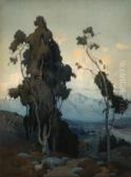 Eucalyptus Oil Painting by Marion Kavanaugh Wachtel