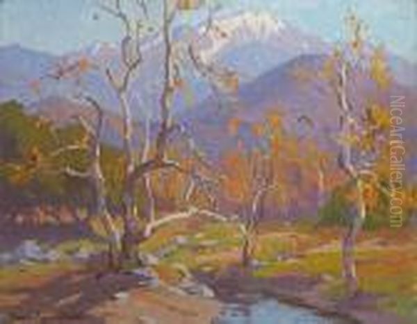 Mount Baldy Oil Painting by Marion Kavanaugh Wachtel