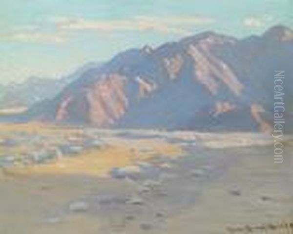 The Coachella Valley Oil Painting by Marion Kavanaugh Wachtel