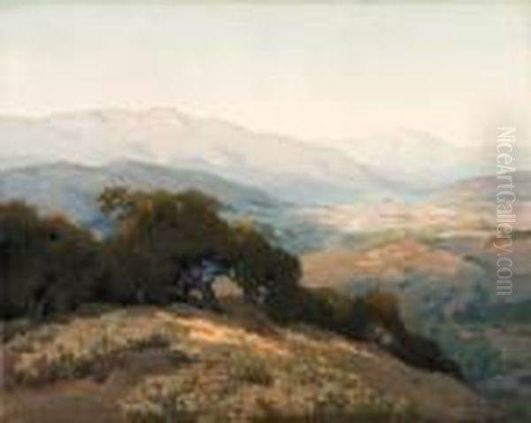 In The Valley, California Oil Painting by Marion Kavanaugh Wachtel