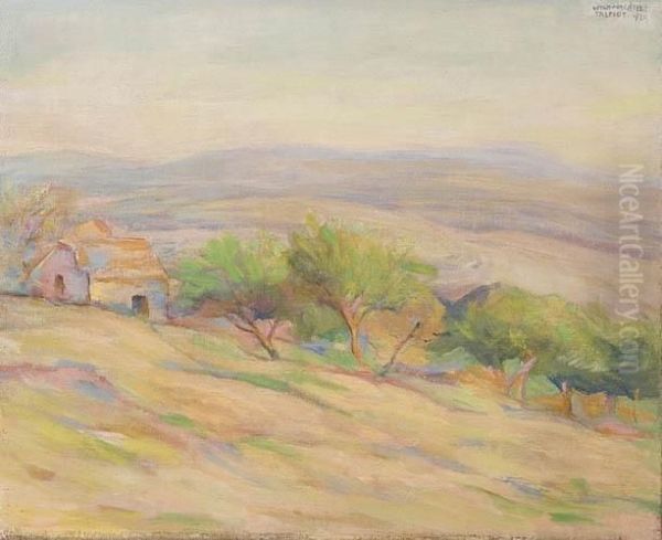 Pejzaz Oil Painting by Wilhelm Wachtel