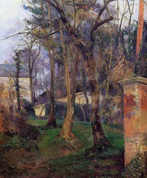 Abandoned Garden Rouen Oil Painting by Paul Gauguin