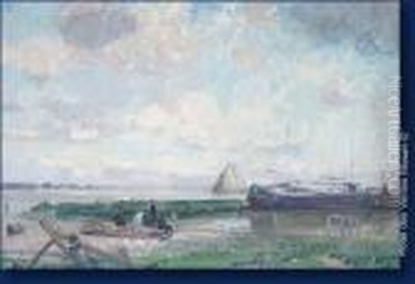 Bord De Mer Oil Painting by Maurice Wagemans