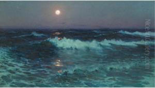 Moonlight Oil Painting by Lionel Walden