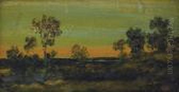 Antonin - Sun Set Oil Painting by Anton Waldhauser