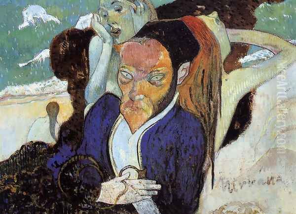 Nirvana Aka Portrait Of Meyer De Hasn Oil Painting by Paul Gauguin