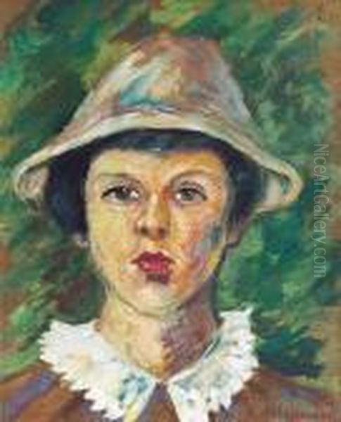 Portret Chlopca Oil Painting by Zygmunt Waliszewski