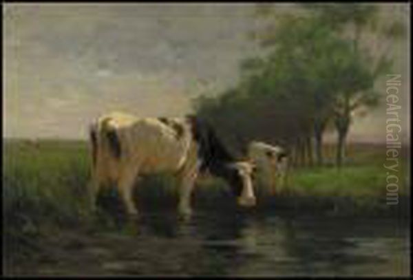 Pastoral Scene Oil Painting by Horatio Walker