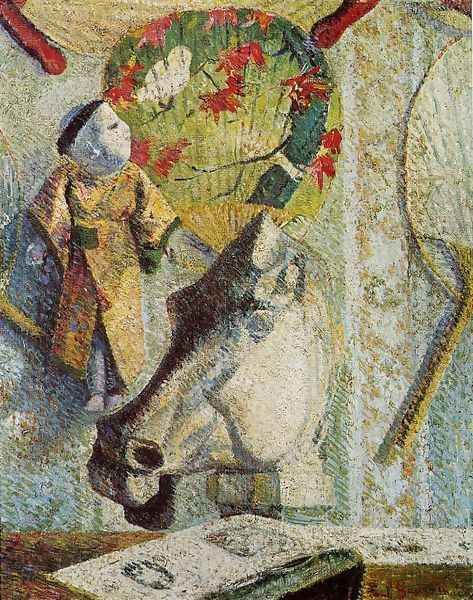 Still Life With Horses Head Oil Painting by Paul Gauguin