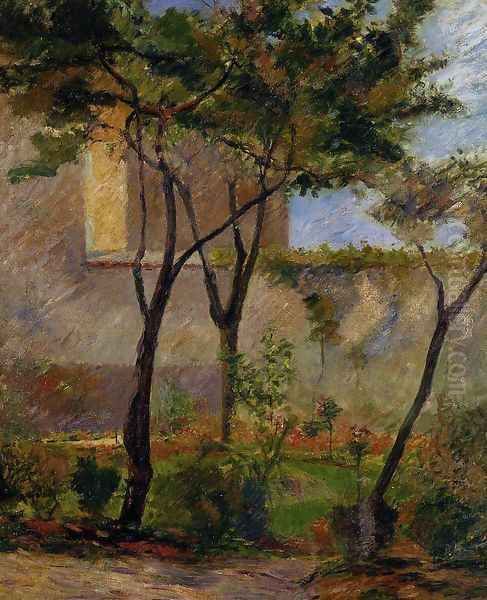 Corner Of The Garden Rue Carcel Oil Painting by Paul Gauguin