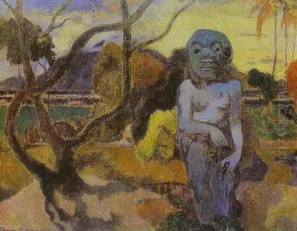 Rave Te Htit Aamy Aka The Idol Oil Painting by Paul Gauguin