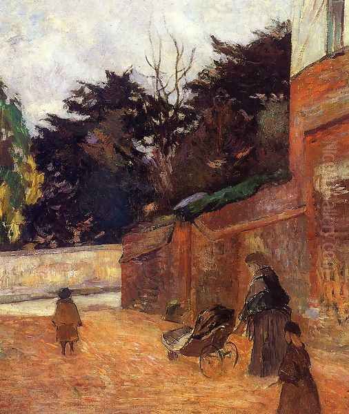 Te Faruru Oil Painting by Paul Gauguin