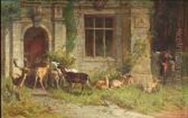 Home? There Was No Sign Of Home From Parapet To Basement Oil Painting by Samuel Edmund Waller