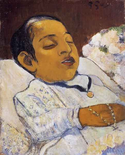 Atiti Oil Painting by Paul Gauguin