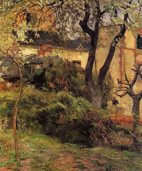 Rouen Spring Oil Painting by Paul Gauguin