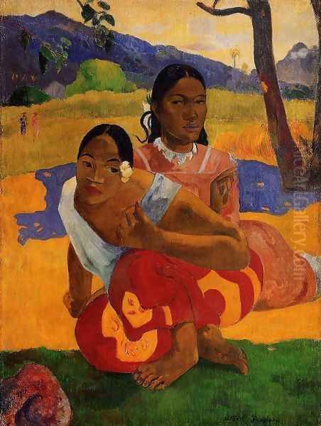 Nafeaffaa Ipolpo Aka When Will You Marry Oil Painting by Paul Gauguin