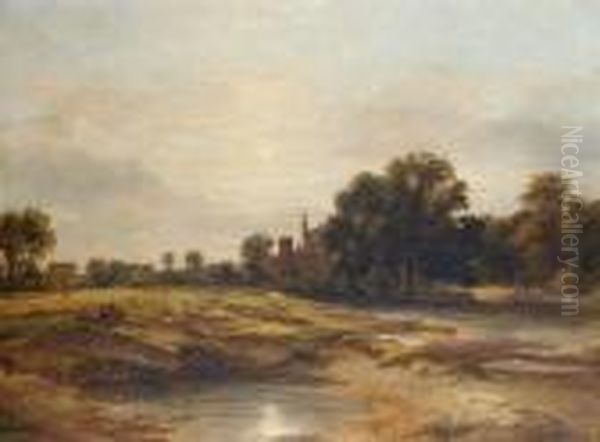 View Of Eton Oil Painting by Alfred Walter Williams