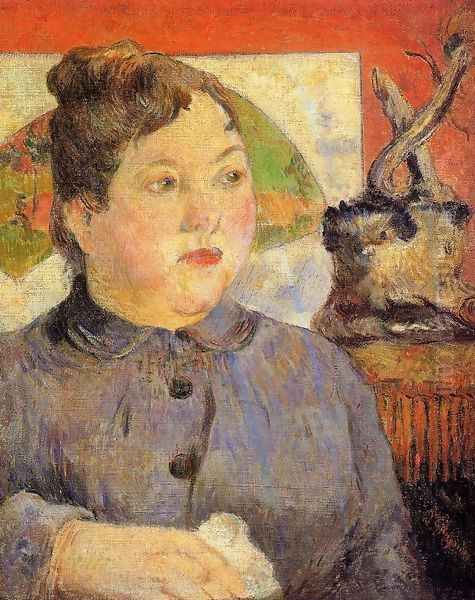 Portrait Of Madame Alexander Kholer Oil Painting by Paul Gauguin