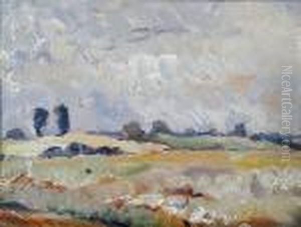 Suffolk Summer 1937 Oil Painting by Allan Walton