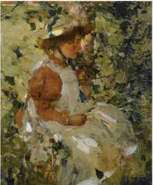 Alice Oil Painting by Edward Arthur Walton