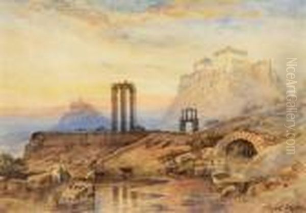 The Acropolis, Athens Oil Painting by Elijah Walton