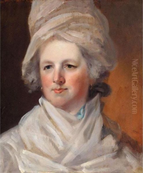 Portrait Of A Lady Oil Painting by Henry Walton