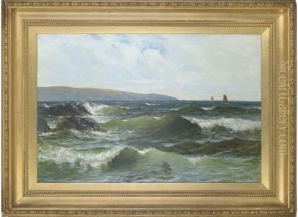 On Choppy Waters Oil Painting by Richard Wane