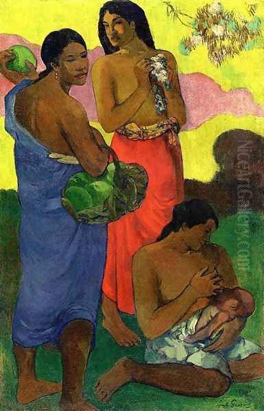 Maternite (II) Oil Painting by Paul Gauguin