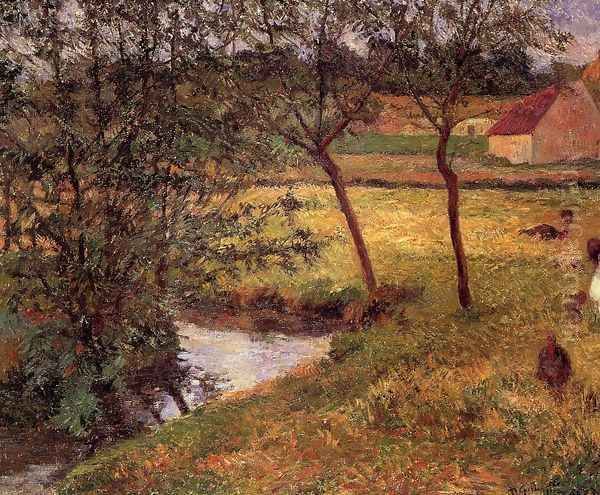 Stream Osny Oil Painting by Paul Gauguin